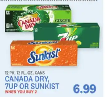 Kings Food Markets CANADA DRY, 7UP OR SUNKIST offer