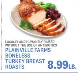 Kings Food Markets PLAINVILLE FARMS BONELESS TURKEY BREAST ROASTS offer