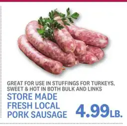 Kings Food Markets STORE MADE FRESH LOCAL PORK SAUSAGE offer