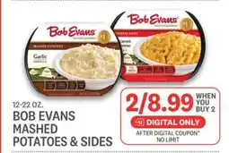 Kings Food Markets BOB EVANS MASHED POTATOES & SIDES offer