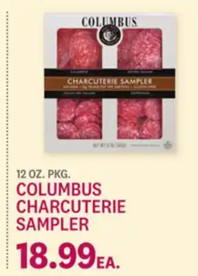 Kings Food Markets COLUMBUS CHARCUTERIE SAMPLER offer