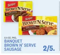 Kings Food Markets BANQUET BROWN N'SERVE SAUSAGE offer