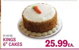 Kings Food Markets KINGS 6 CAKES offer