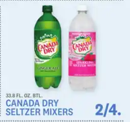 Kings Food Markets CANADA DRY SELTZER MIXERS offer