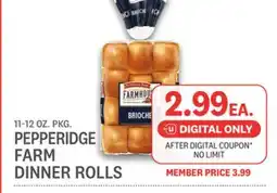 Kings Food Markets PEPPERIDGE FARM DINNER ROLLS offer