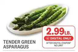 Kings Food Markets TENDER GREEN ASPARAGUS offer