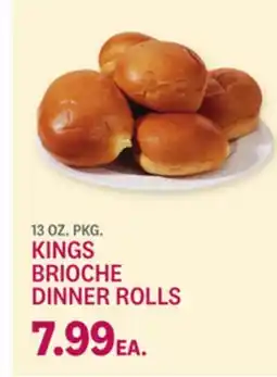 Kings Food Markets KINGS BRIOCHE DINNER ROLLS offer