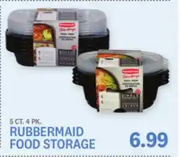 Kings Food Markets RUBBERMAID FOOD STORAGE offer