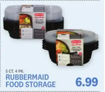 Kings Food Markets RUBBERMAID FOOD STORAGE offer