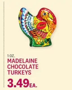 Kings Food Markets MADELAINE CHOCOLATE TURKEYS offer
