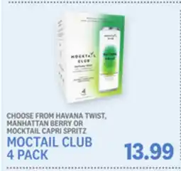 Kings Food Markets CAPRI SPRITZ MOCTAIL CLUB 4 PACK offer