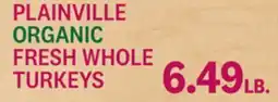 Kings Food Markets PLAINVILLE ORGANIC FRESH WHOLE TURKEYS offer