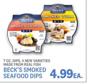 Kings Food Markets BECK'S SMOKED SEAFOOD DIPS offer