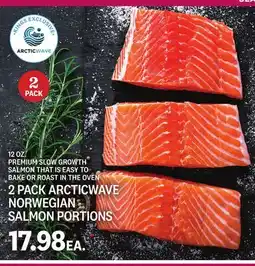 Kings Food Markets 2 PACK ARCTICWAVE NORWEGIAN SALMON PORTIONS offer