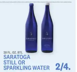 Kings Food Markets SARATOGA STILL OR SPARKLING WATER offer