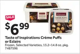 Stop&Shop Taste of Inspirations Crème Puffs or Eclairs offer