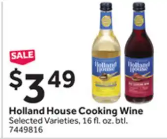 Stop&Shop Holland House Cooking Wine offer