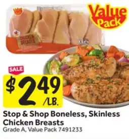 Stop&Shop Stop & Shop Boneless, Skinless Chicken Breasts offer