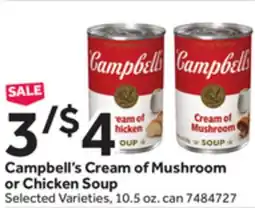 Stop&Shop Campbell's Cream of Mushroom or Chicken Soup offer