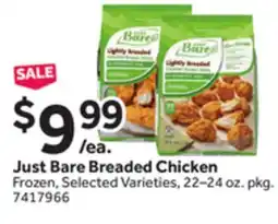 Stop&Shop Just Bare Breaded Chicken offer
