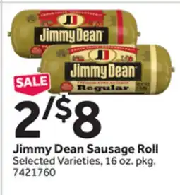 Stop&Shop Jimmy Dean Sausage Roll offer