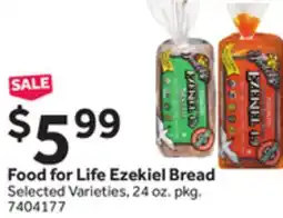 Stop&Shop Food for Life Ezekiel Bread offer