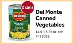 Stop&Shop Del Monte Canned Vegetables offer