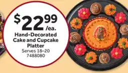 Stop&Shop Hand-Decorated Cake and Cupcake Platter offer