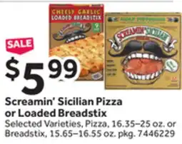 Stop&Shop Screamin' Sicilian Pizza or Loaded Breadstix offer