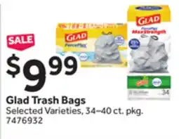 Stop&Shop Glad Trash Bags offer