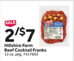 Stop&Shop Hillshire Farm Beef Cocktail Franks offer