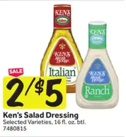 Stop&Shop Ken's Salad Dressing offer