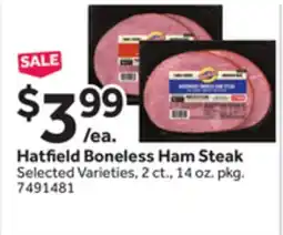 Stop&Shop Hatfield Boneless Ham Steak offer
