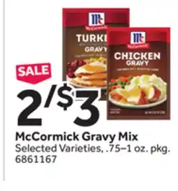 Stop&Shop McCormick Gravy Mix offer