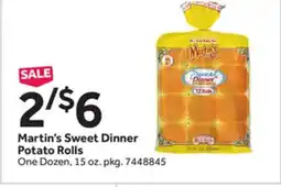 Stop&Shop Martin's Sweet Dinner Potato Rolls offer
