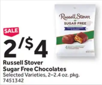 Stop&Shop Russell Stover Sugar Free Chocolates offer