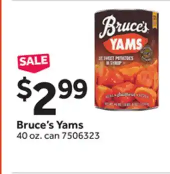 Stop&Shop Bruce's Yams offer