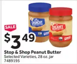 Stop&Shop Stop & Shop Peanut Butter offer
