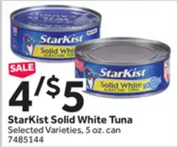 Stop&Shop StarKist Solid White Tuna offer