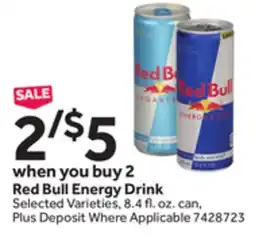 Stop&Shop Red Bull Energy Drink offer