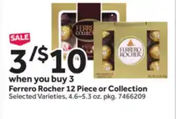 Stop&Shop Ferrero Rocher 12 Piece or Collection offer