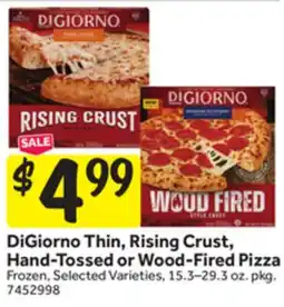 Stop&Shop DiGiorno Thin, Rising Crust, Hand-Tossed or Wood-Fired Pizza offer