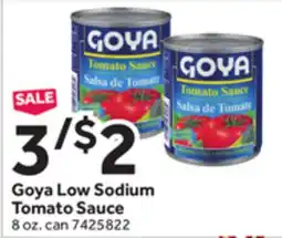 Stop&Shop Goya Low Sodium Tomato Sauce offer