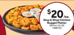 Stop&Shop Stop & Shop Chicken Nugget Platter offer