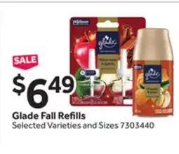 Stop&Shop Glade Fall Refills offer