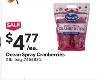 Stop&Shop Ocean Spray Cranberries offer