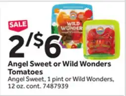Stop&Shop Angel Sweet or Wild Wonders Tomatoes offer