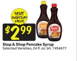 Stop&Shop Stop & Shop Pancake Syrup offer