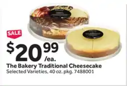 Stop&Shop The Bakery Traditional Cheesecake offer