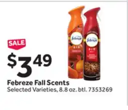 Stop&Shop Febreze Fall Scents offer